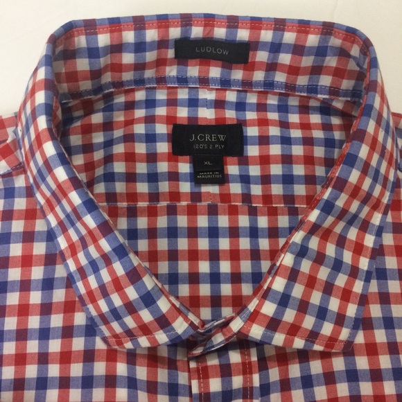 J. Crew Mens Ludlow Long Sleeve Button Front Shirt - Picture 6 of 8